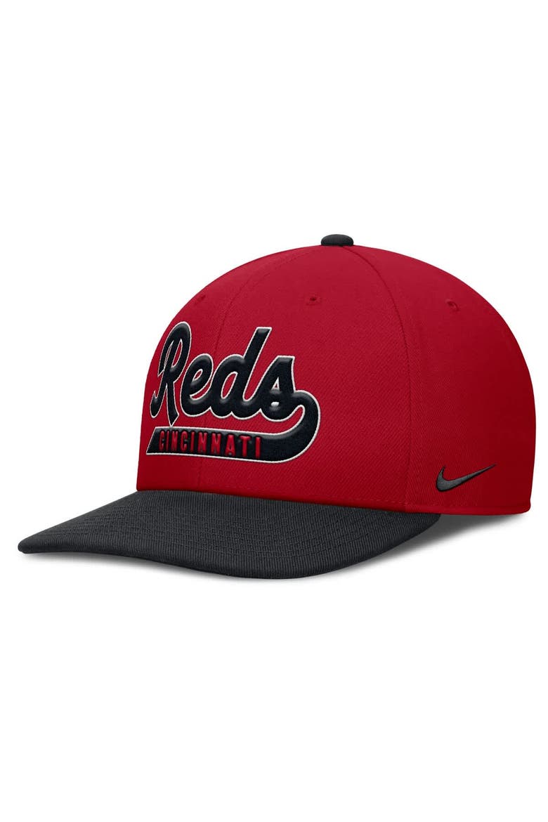 Men's Nike Red/Black Cincinnati Reds Pro Performance Snapback Hat, Alternate, color, Red