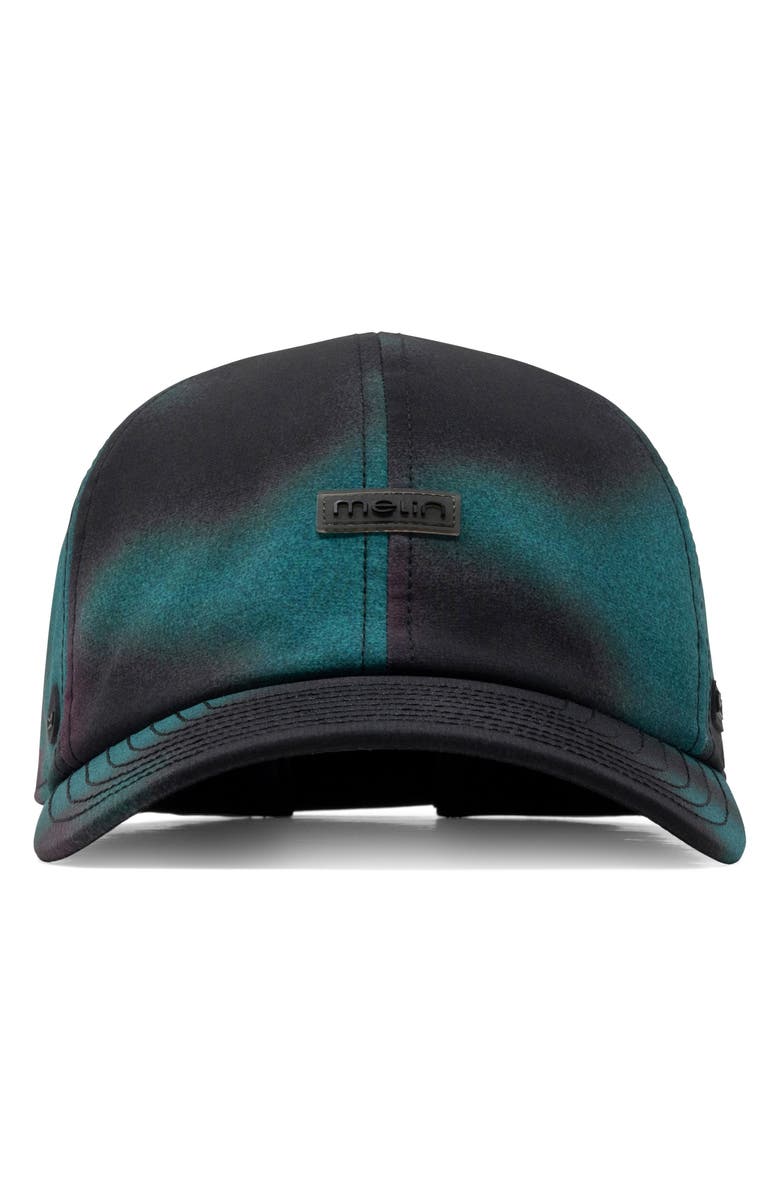 Melin The Legend Hydro Adjustable Performance Dad Hat, Alternate, color, Northern Aura