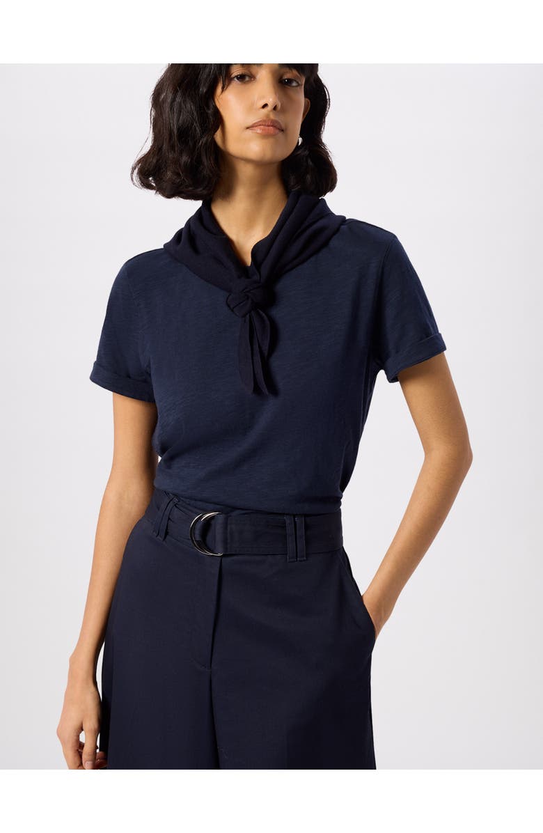 Whistles Emily Ultimate Short Sleeve T-Shirt, Main, color, Navy