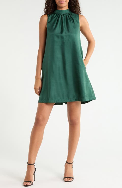 Keyla Sleeveless Trapeze Minidress