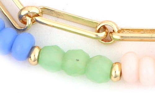 Panacea Multi-row Beaded & Chain Bracelet In Multi