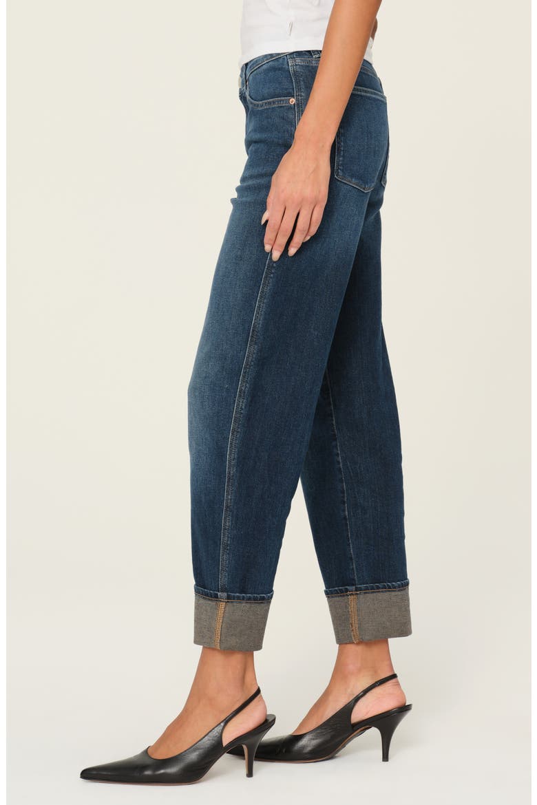 Thea Relaxed Tapered Boyfriend Jeans, Alternate, color, BLUFFVIEW CUFFED