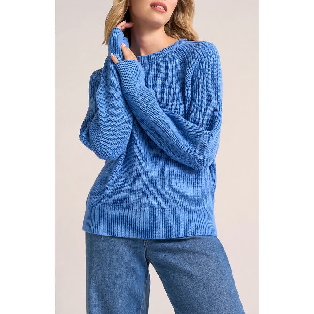 Matty M Pepper Pullover Sweater In Blue