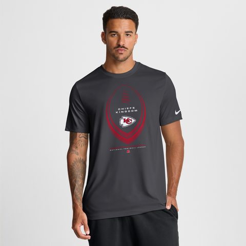 Men's Nike Anthracite Kansas City Chiefs Legend Icon Dri-FIT T-Shirt
