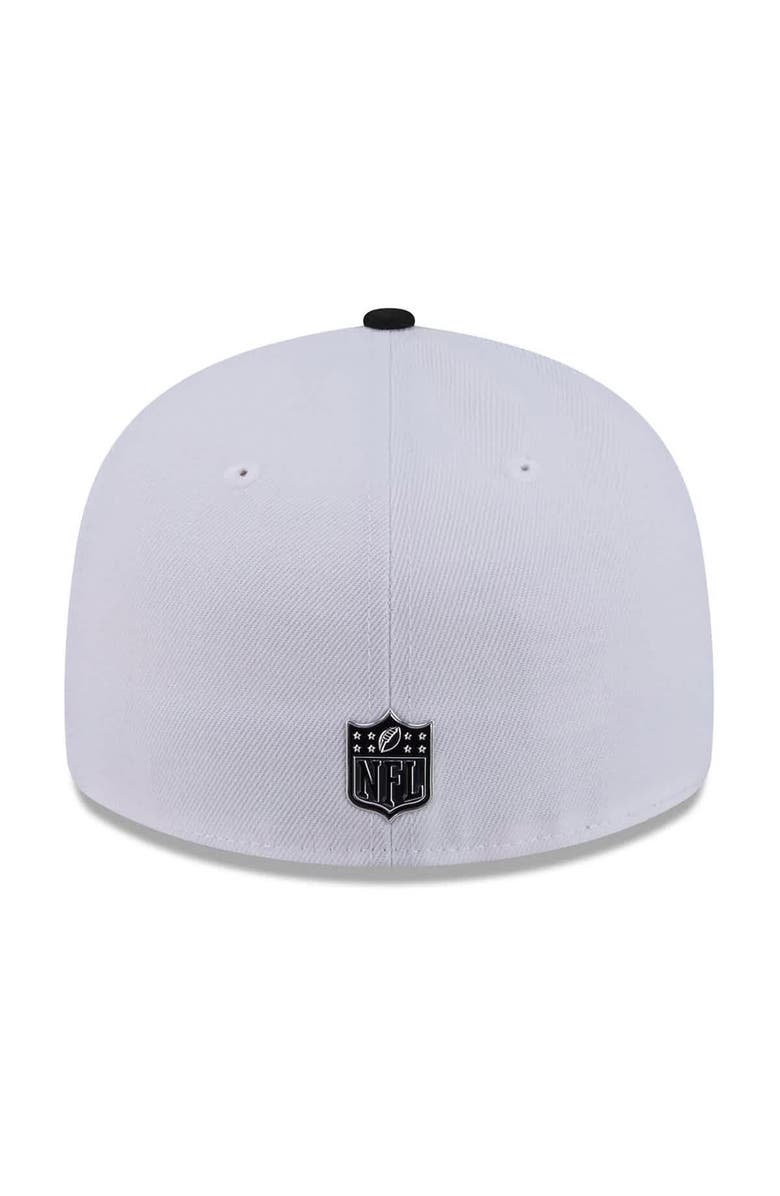 New Era Men's New Era  White/Black Washington Commanders 2026 NFL Draft Pre-Curved 59FIFTY Fitted Hat, Alternate, color, White