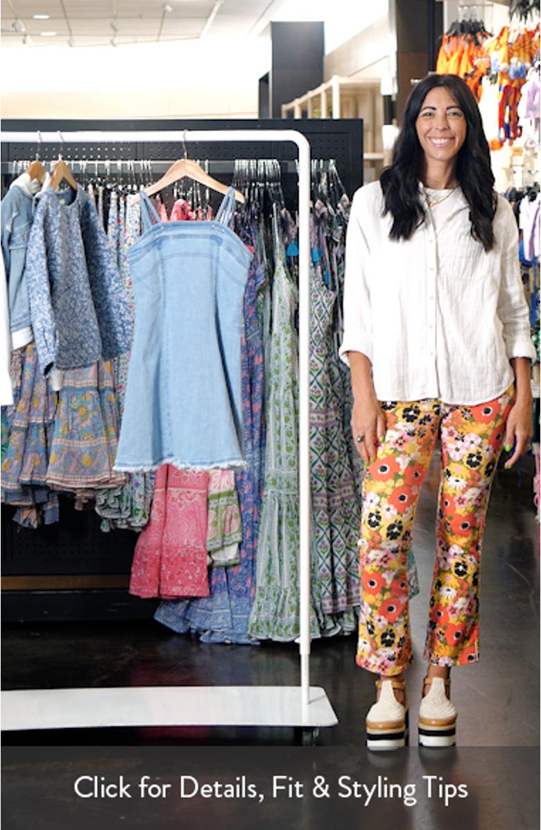 Kids' Denim Fit & Flare Dress, sales video thumbnail