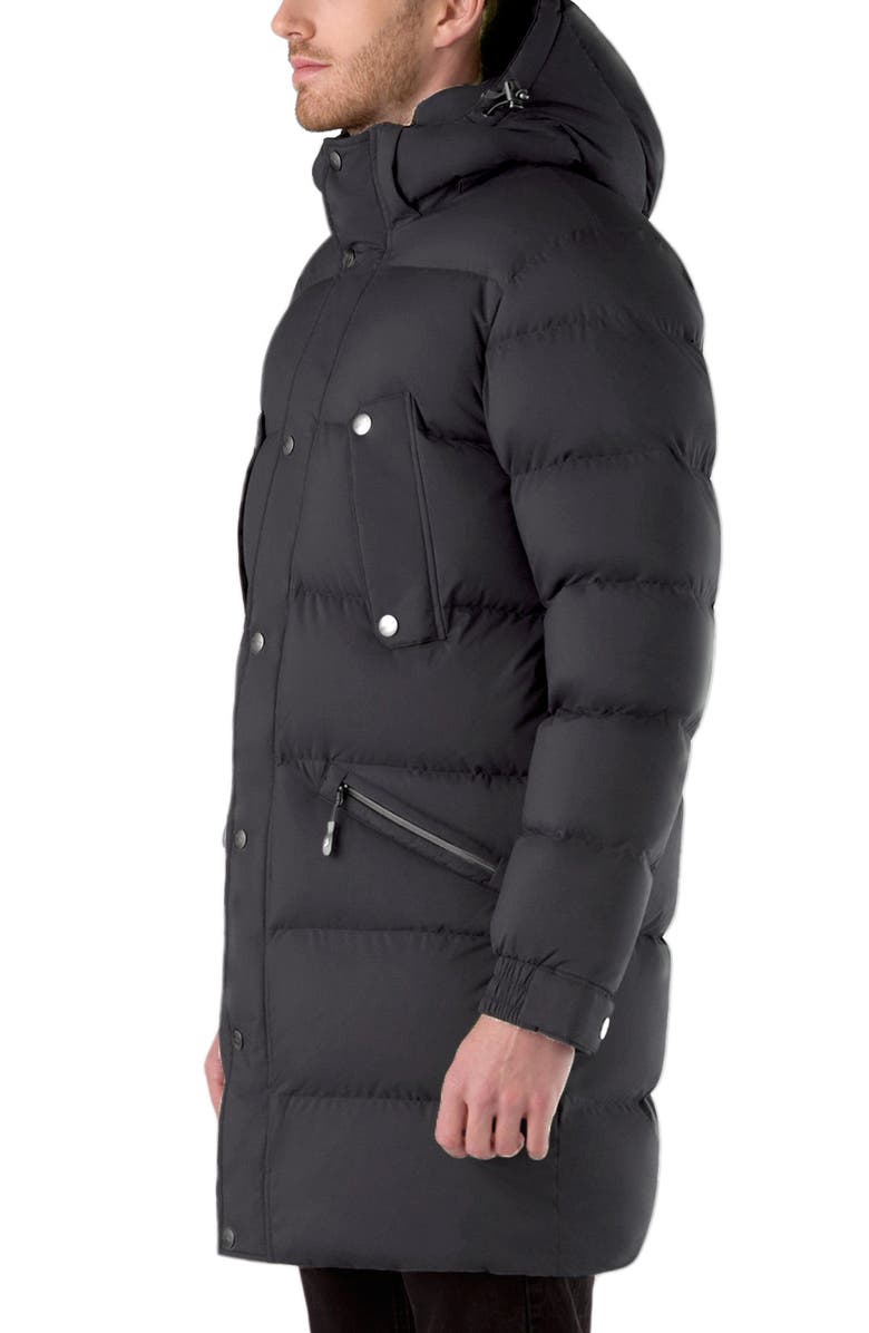 Triple F.A.T. Goose Barton Men's Long Down Parka, Alternate, color, Black