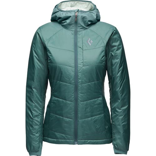 Black Diamond Solution Hoodie - Women's in Deep Woods 