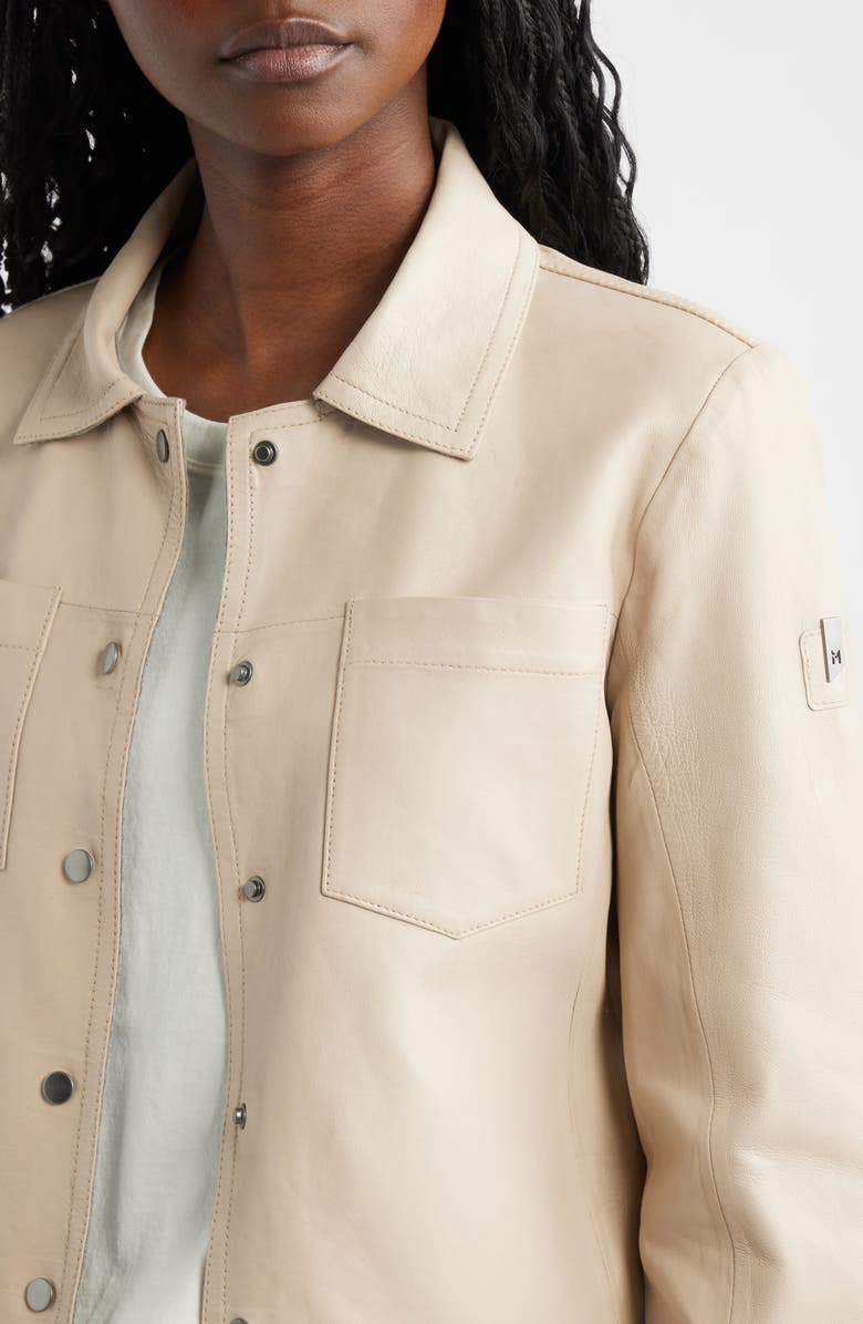 MAURITIUS Lefei Leather Jacket, Alternate, color, 