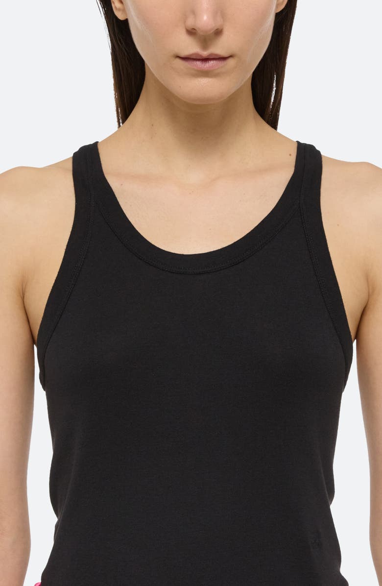Helmut Lang Pima Cotton & Modal Rib Tank, Alternate, color,