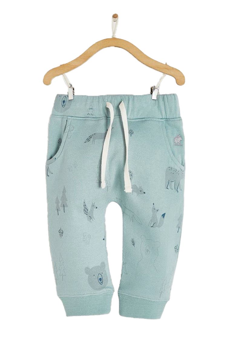 Babycottons Premium Cotton Merlin Printed Jogger For Infant, Main, color,