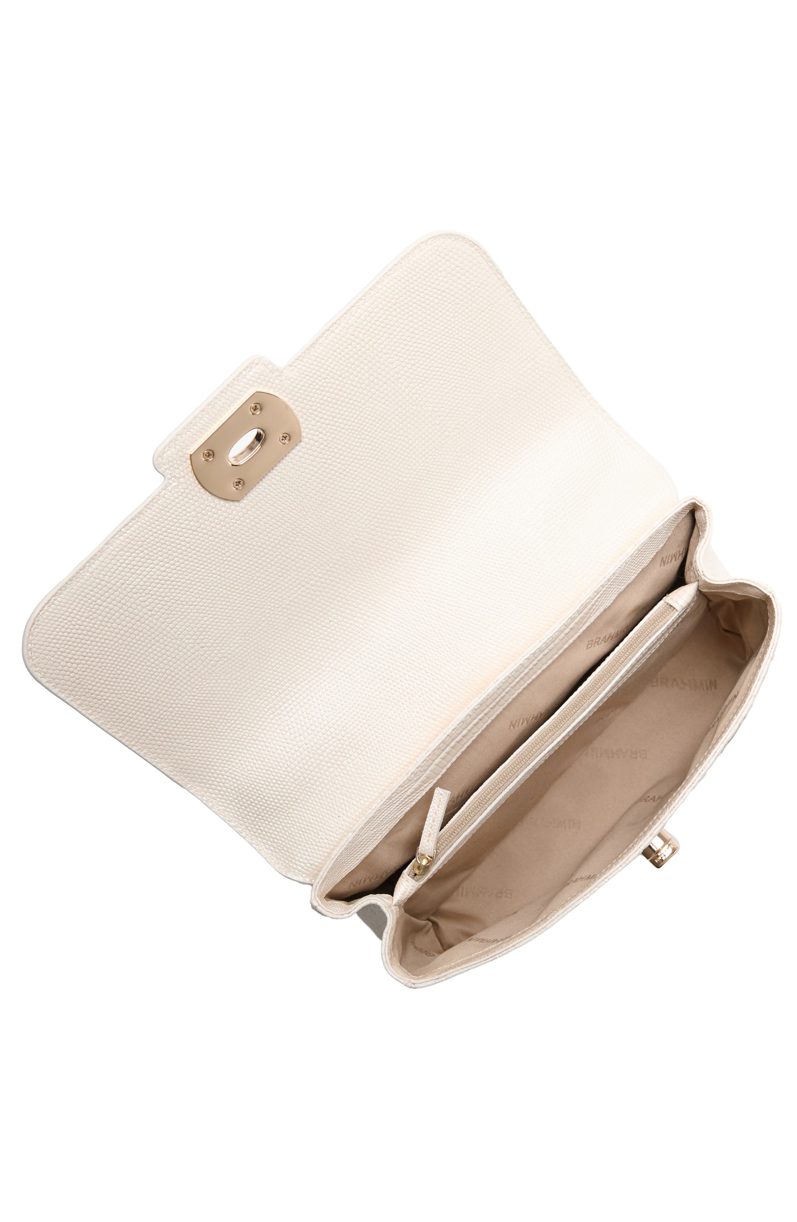 Brahmin Rosalie Embossed Leather Crossbody Bag, Alternate, color, 