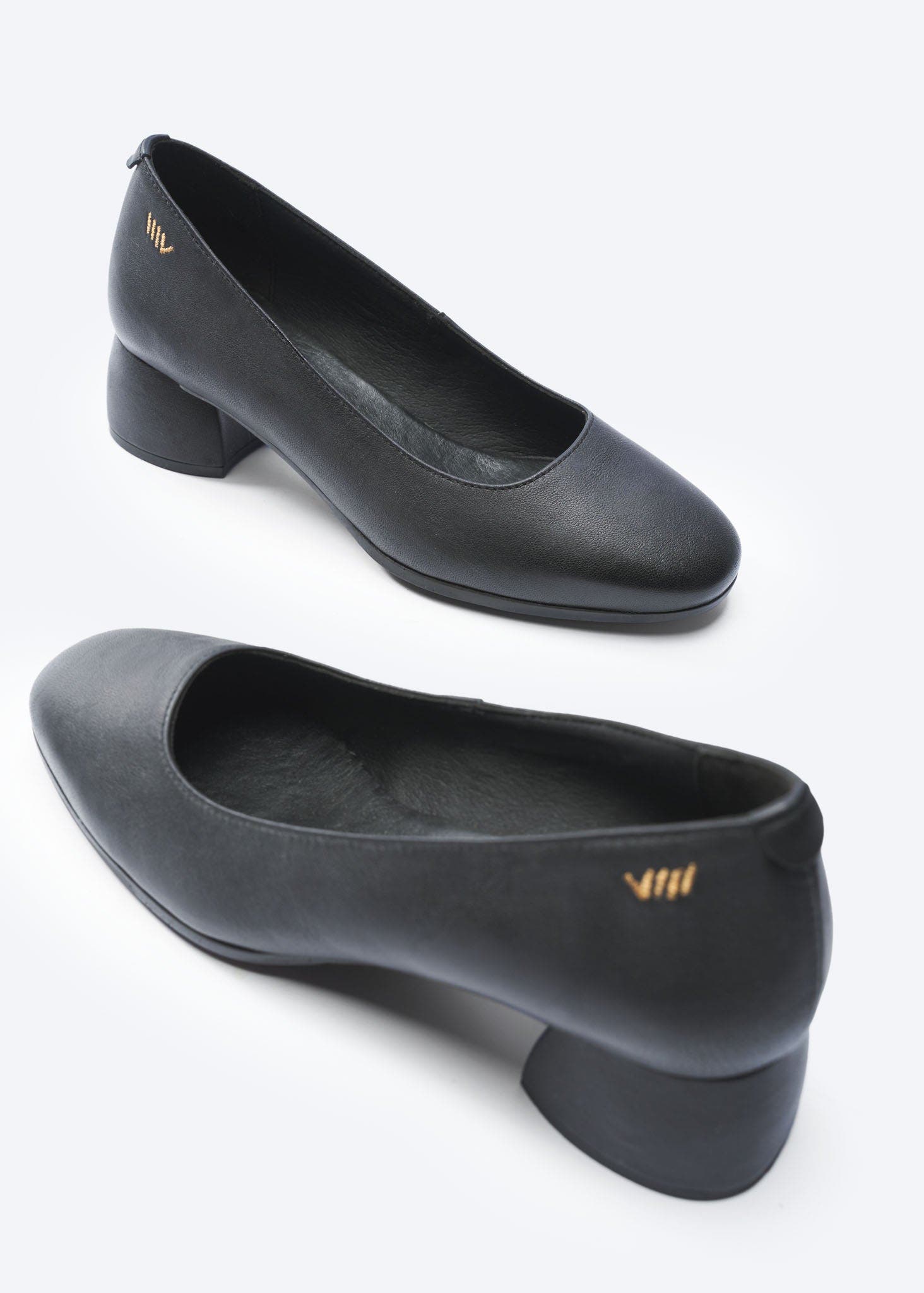 VISCATA Milan Leather Heels, Alternate, color, Black