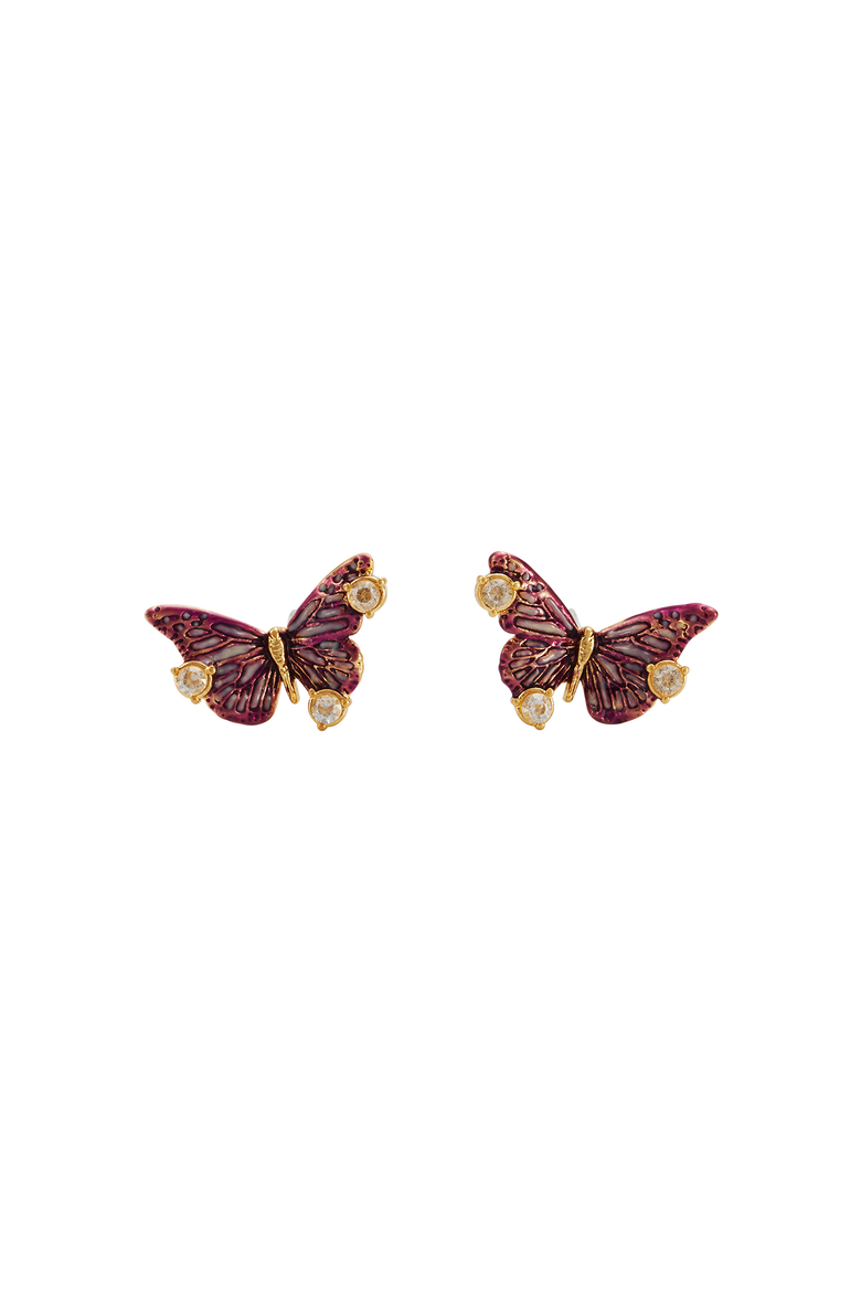 Eve Butterfly Stud Earrings, Main, color, Gold