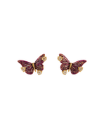 Fable England Eve Butterfly Stud Earrings