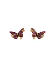 Fable England Eve Butterfly Stud Earrings