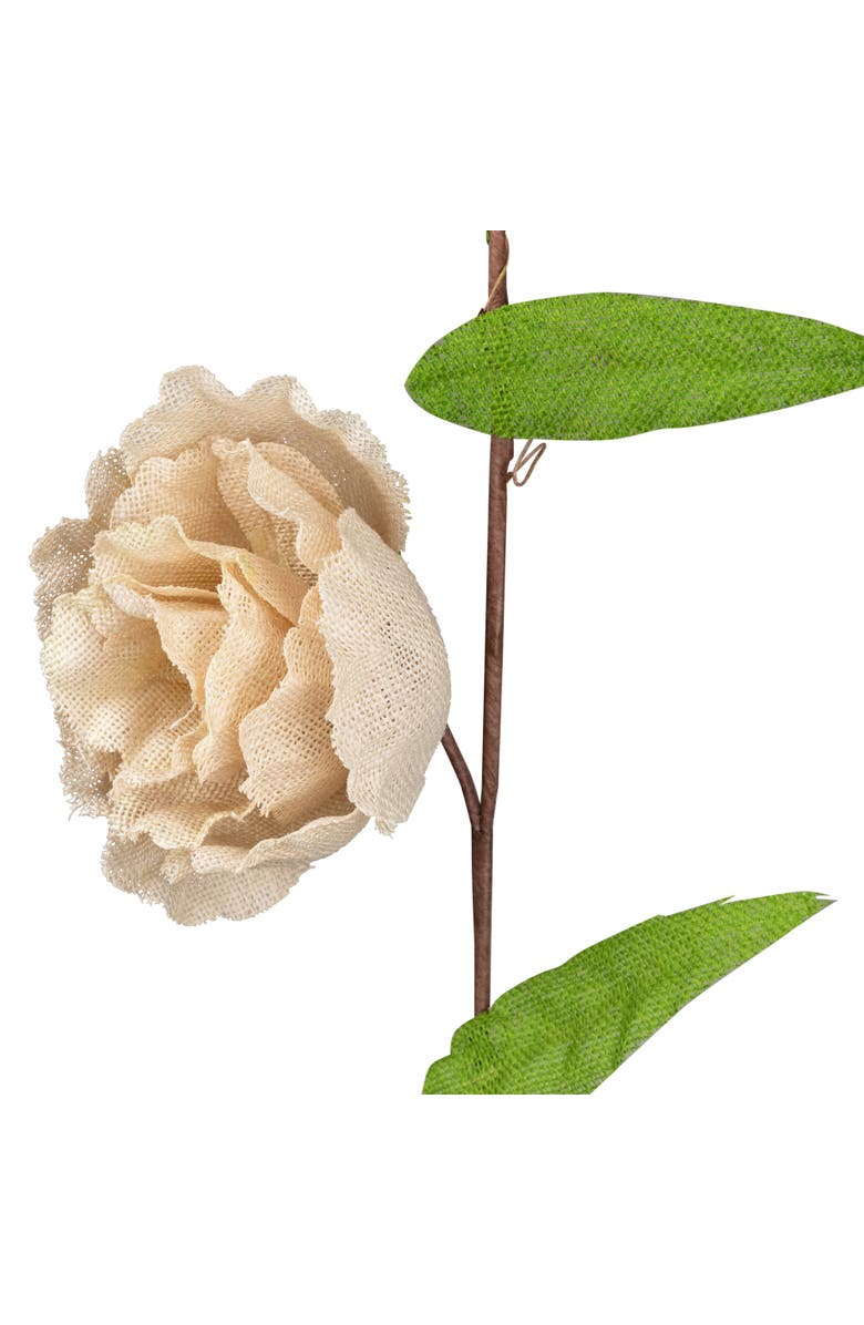 Northlight 40" Ivory and Green Floral Craft Artificial Spring Spray, Alternate, color, Ivory