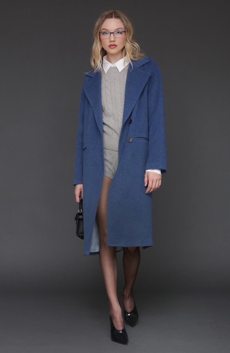 Avec Les Filles Walker Raglan Coat, Alternate, color, 