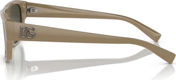 57mm Rectangular Sunglasses