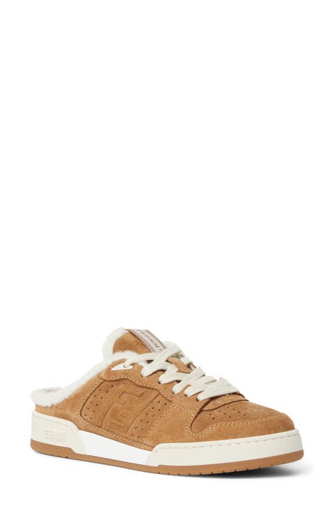 Match Genuine Shearling Mule
