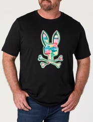 Psycho Bunny Big & Tall Nate Graphic Tee