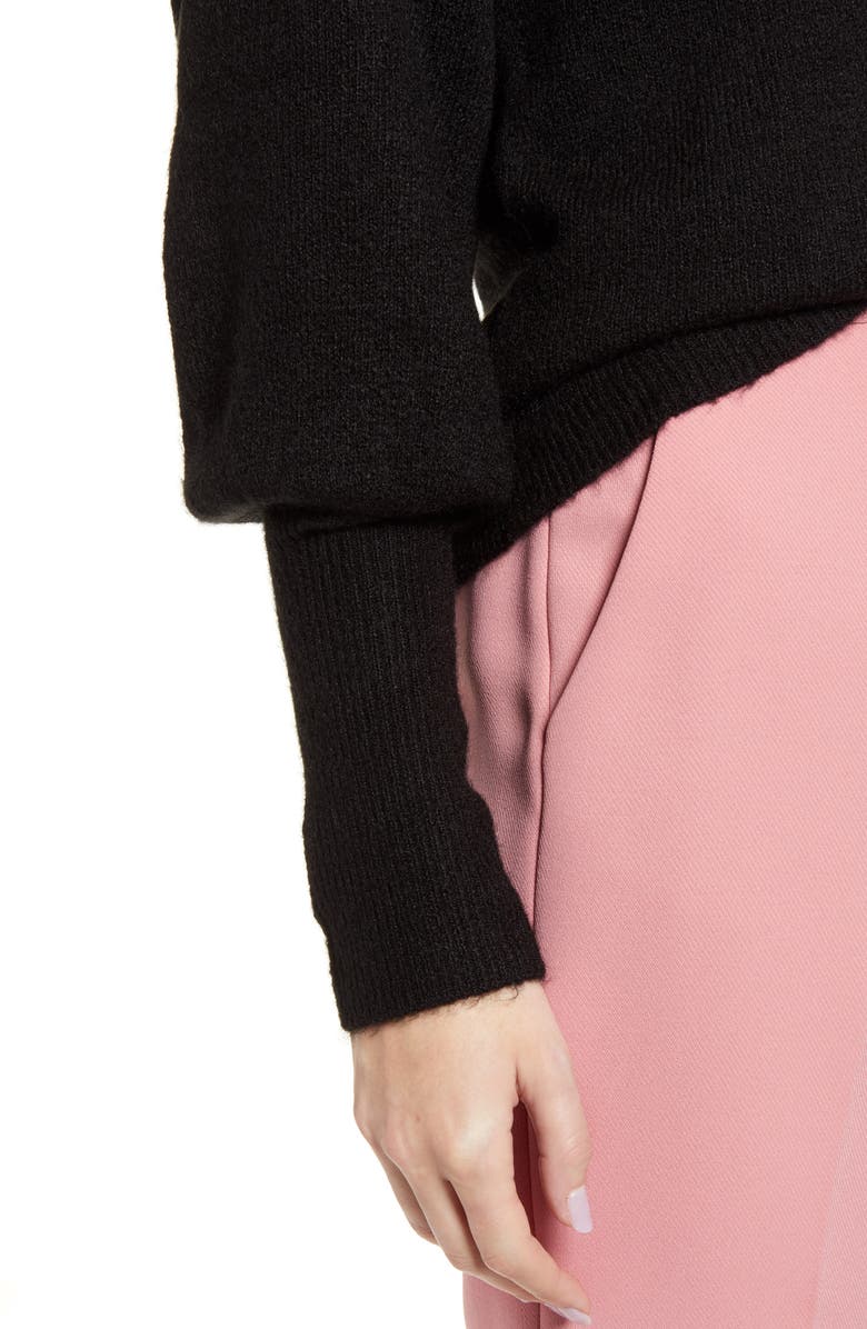 Rachel Parcell Puff Sleeve Sweater, Alternate, color,