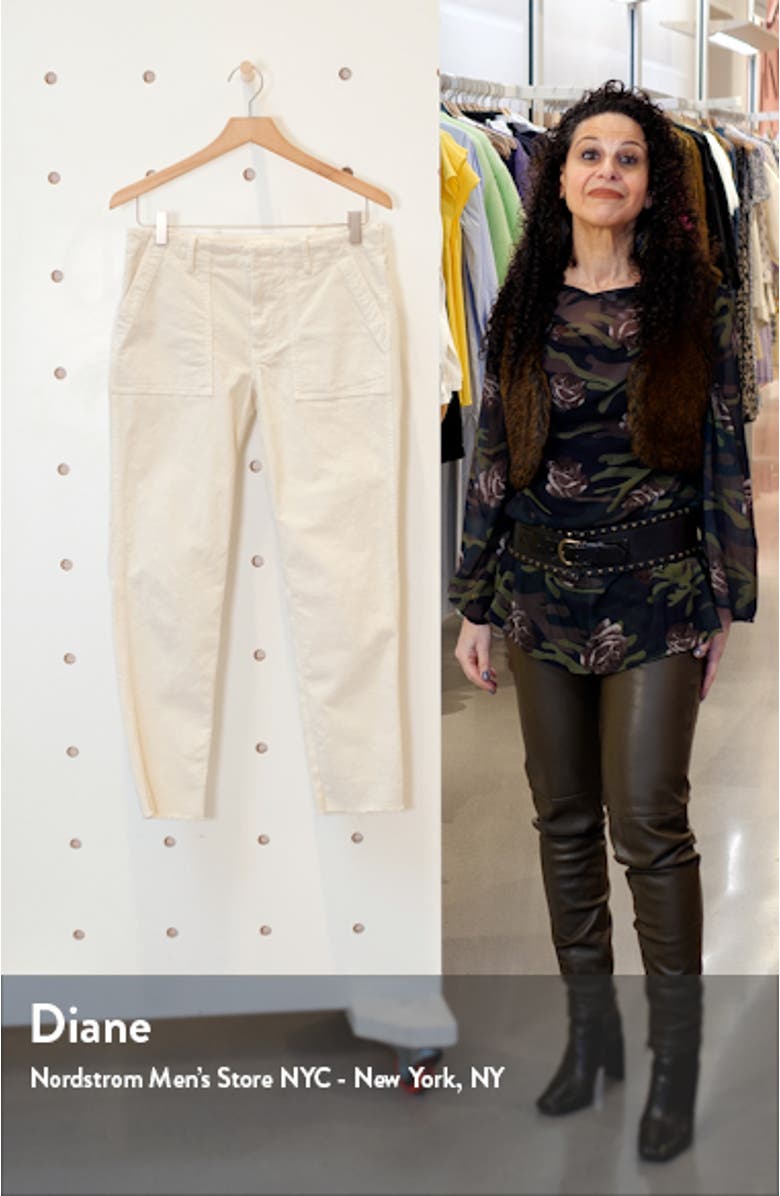 Jenna Slim Ankle Stretch Corduroy Pants, sales video thumbnail