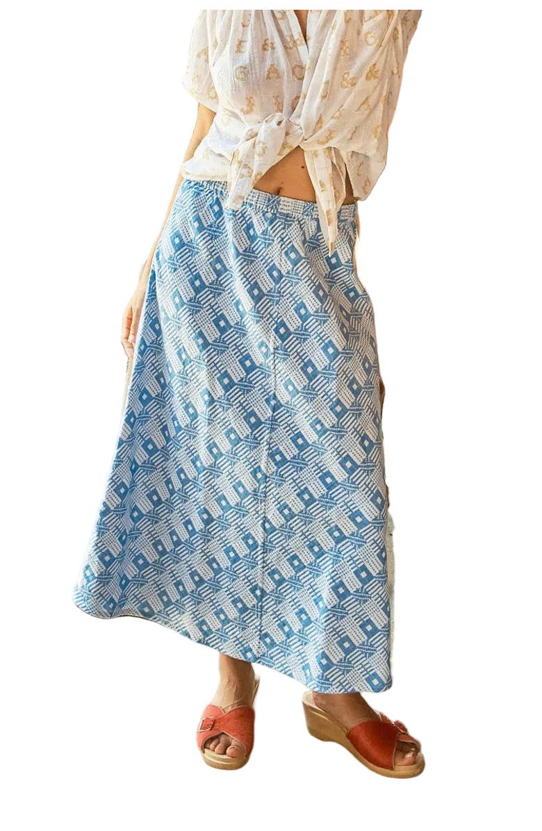Ace & Jig Tess Bias Slip Skirt, Main, color, Lisbon