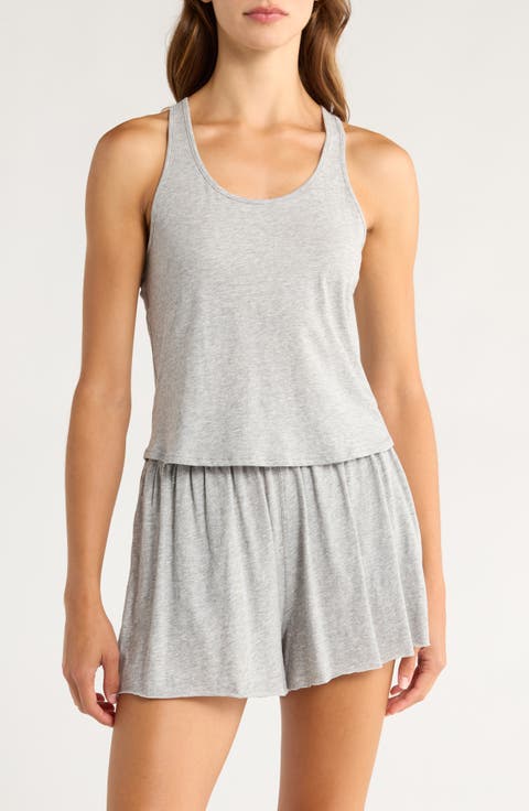Organic Pima Cotton Curve Hem Tank