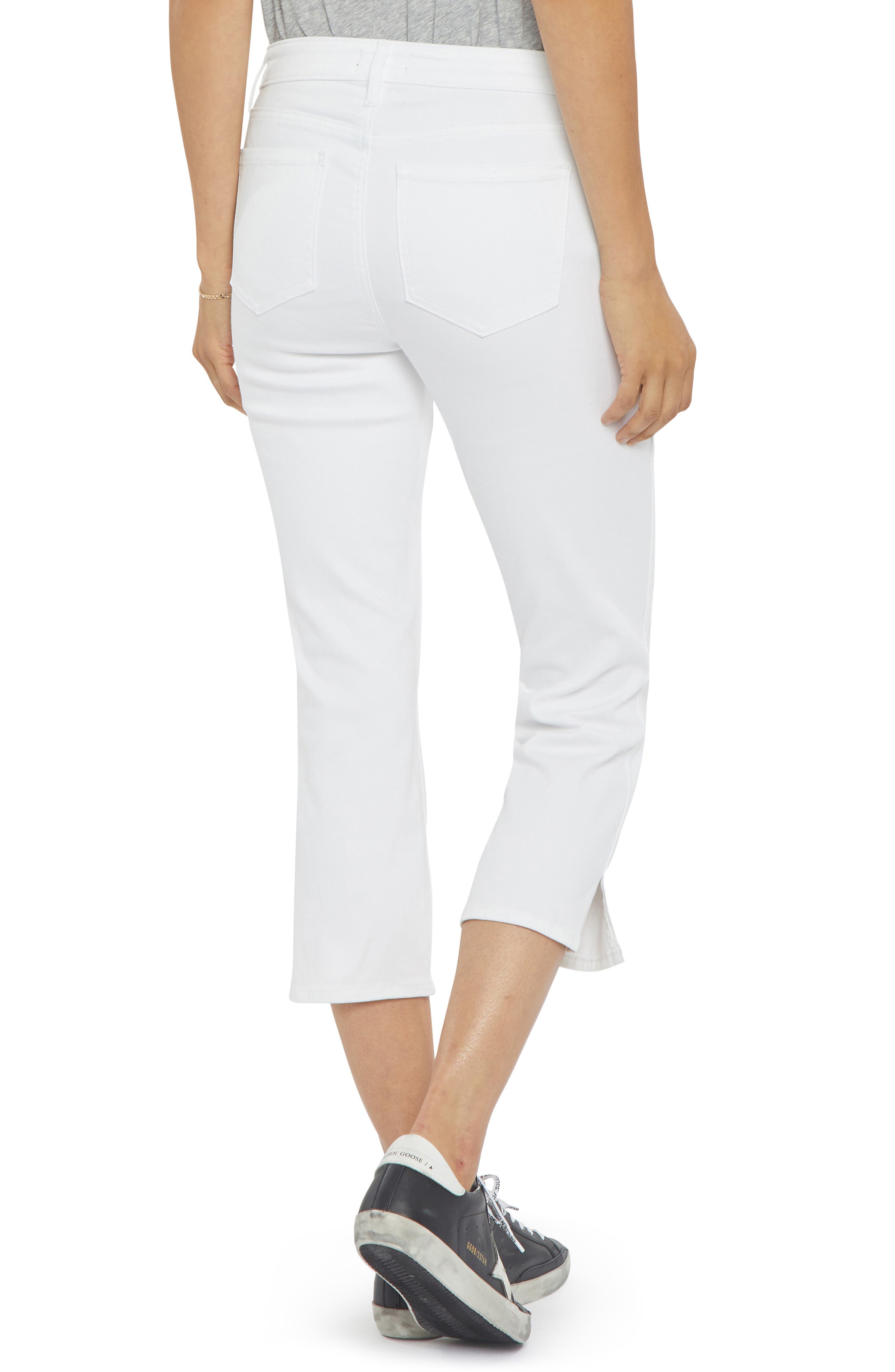 Chloe Side Slit Crop Jeans - image 2
