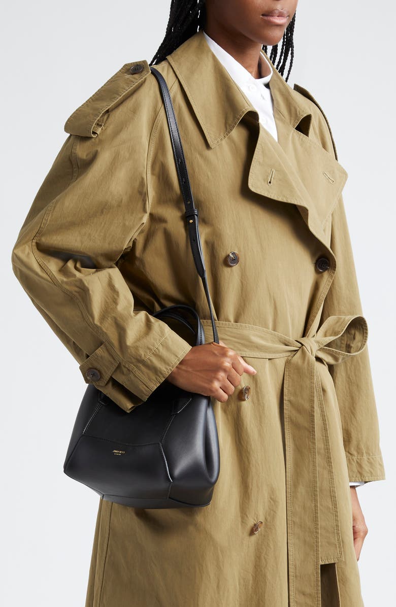 Jimmy Choo Small Diamond Leather Tote, Alternate, color,