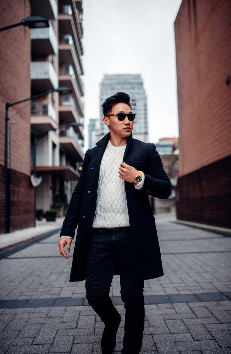 Vincero Atwater 51mm Polarized Rectangle Sunglasses, Alternate, color, 