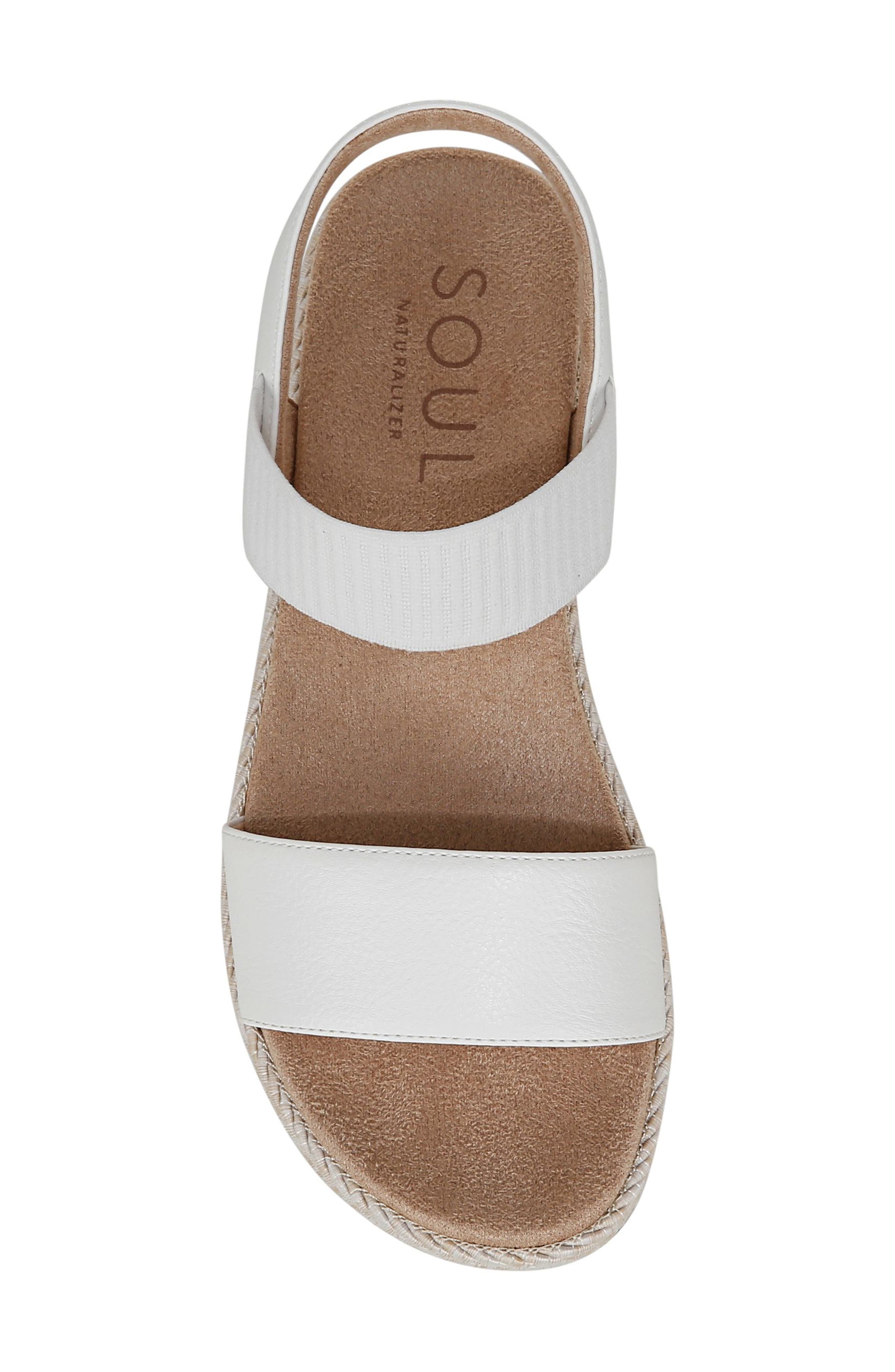 Diana Platform Espadrille Sandal, Alternate, color, WHITE