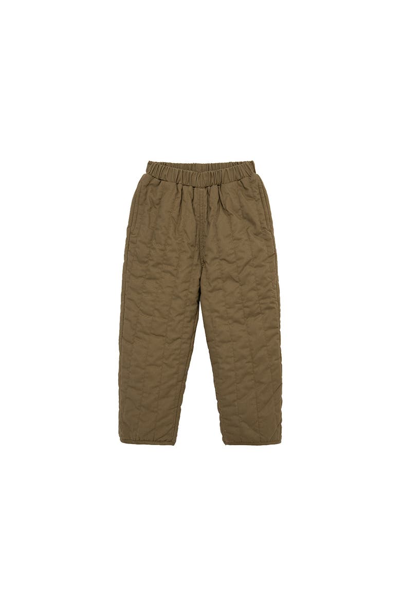 Quilted Pants, Main, color, Truffle