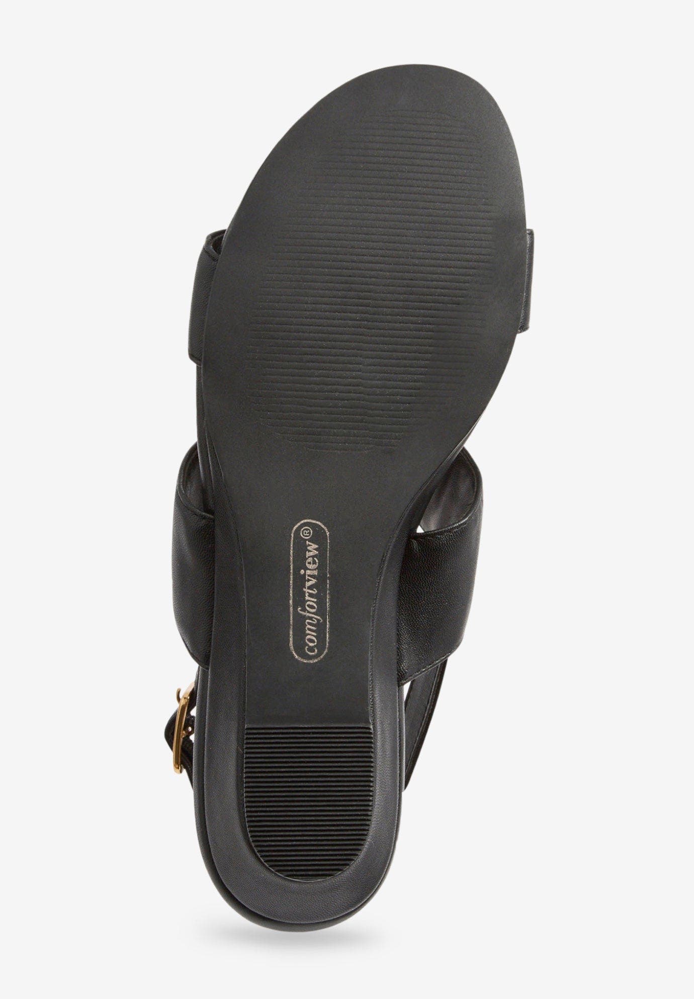 Comfortview The Rosetta Sandal, Alternate, color, Black