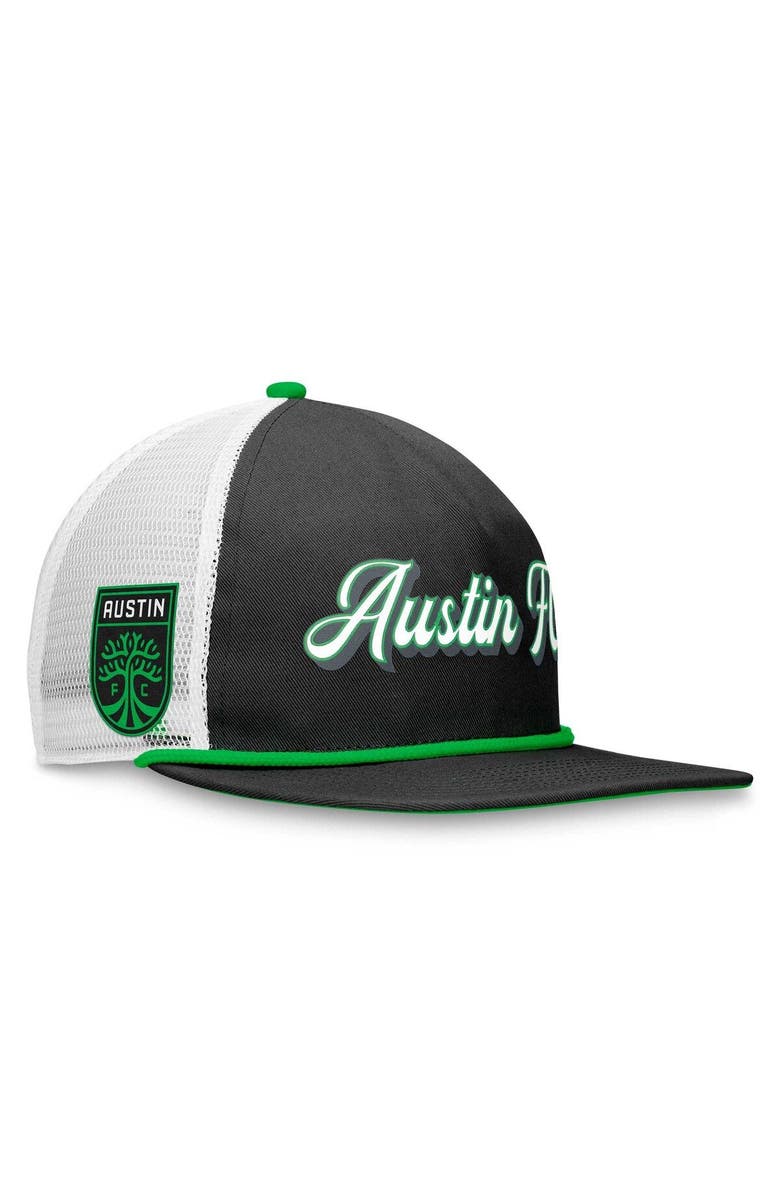 FANATICS Men's Fanatics Branded Black/White Austin FC True Classic Golf Snapback Hat, Main, color, 