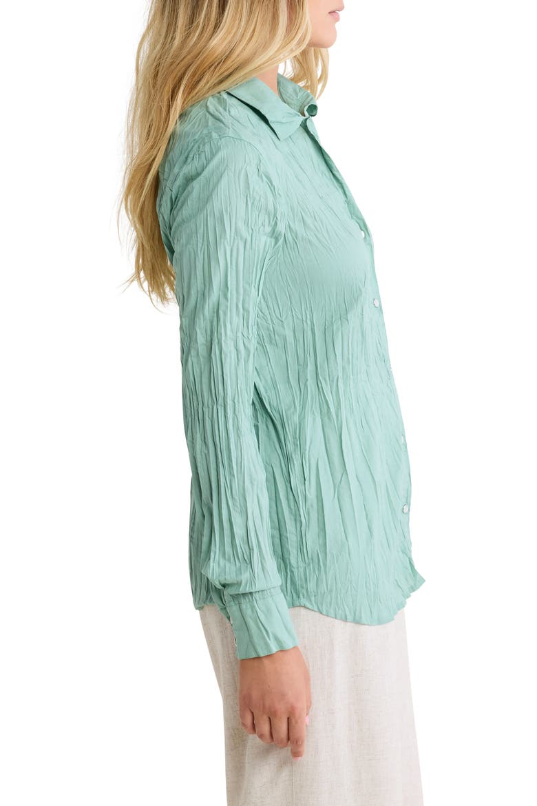 Core Cotton Long Sleeve Button-Up Shirt, Alternate, color, LAUREL