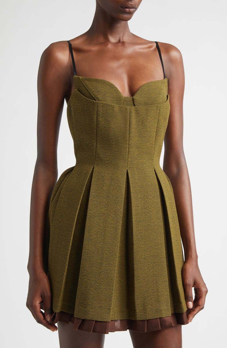 Logo Fitted Wool Blend Cardigan