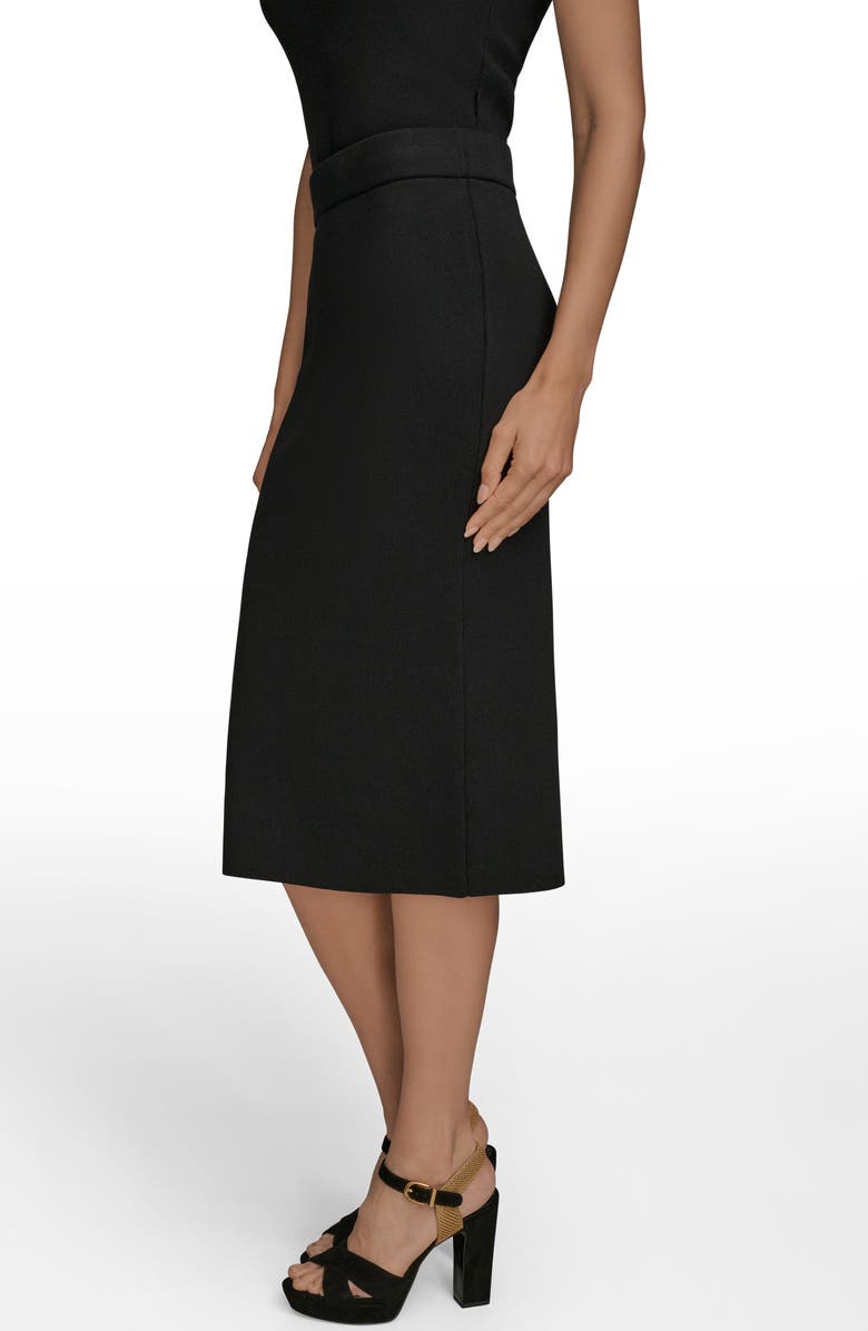 Donna Karan New York Sweater Skirt, Alternate, color, Black