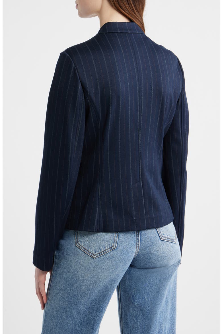 Marlowe Ponte Knit Blazer, Alternate, color, NAVY MULTI