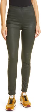 rag & bone Nina High Waist Pull On Faux Leather Skinny Pants