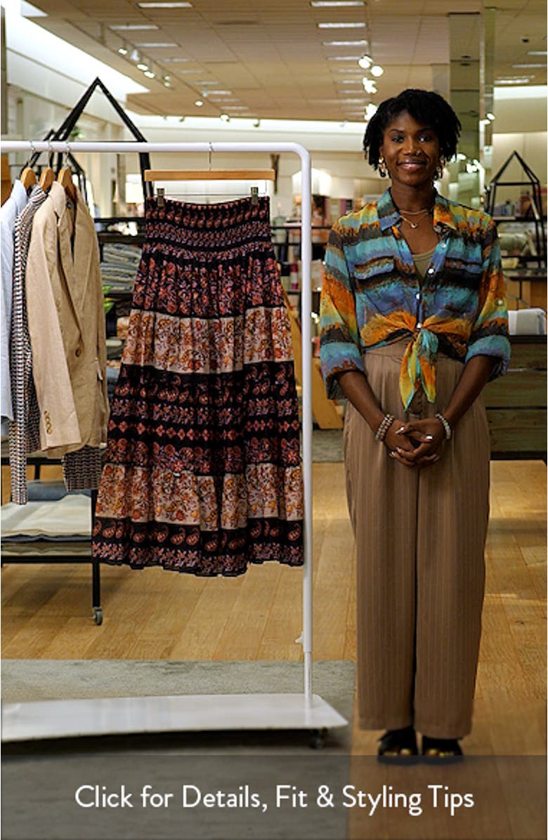 Tiered Maxi Skirt, sales video thumbnail