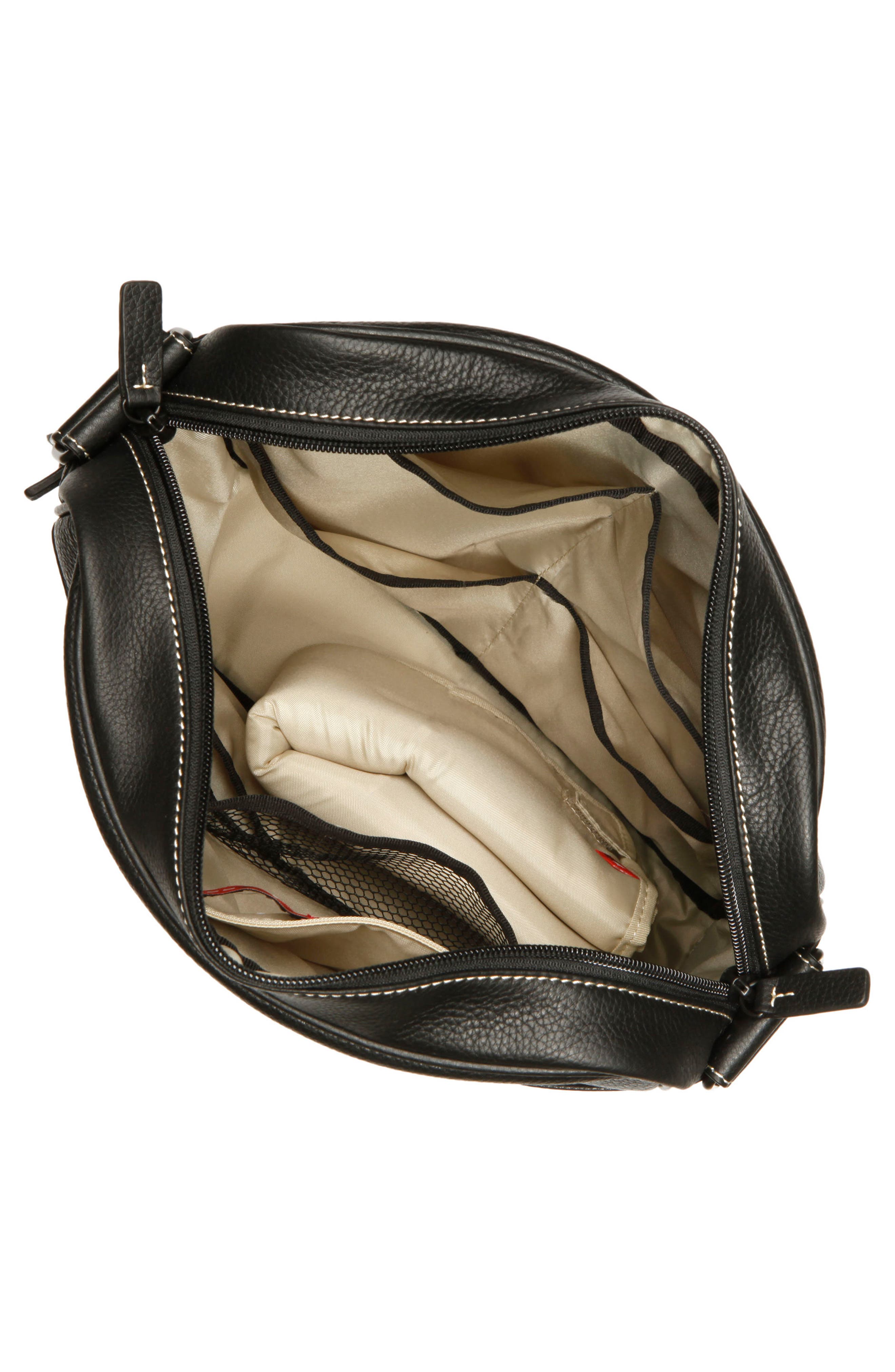 Storksak 'Jamie' Leather Diaper Bag, Alternate, color, 