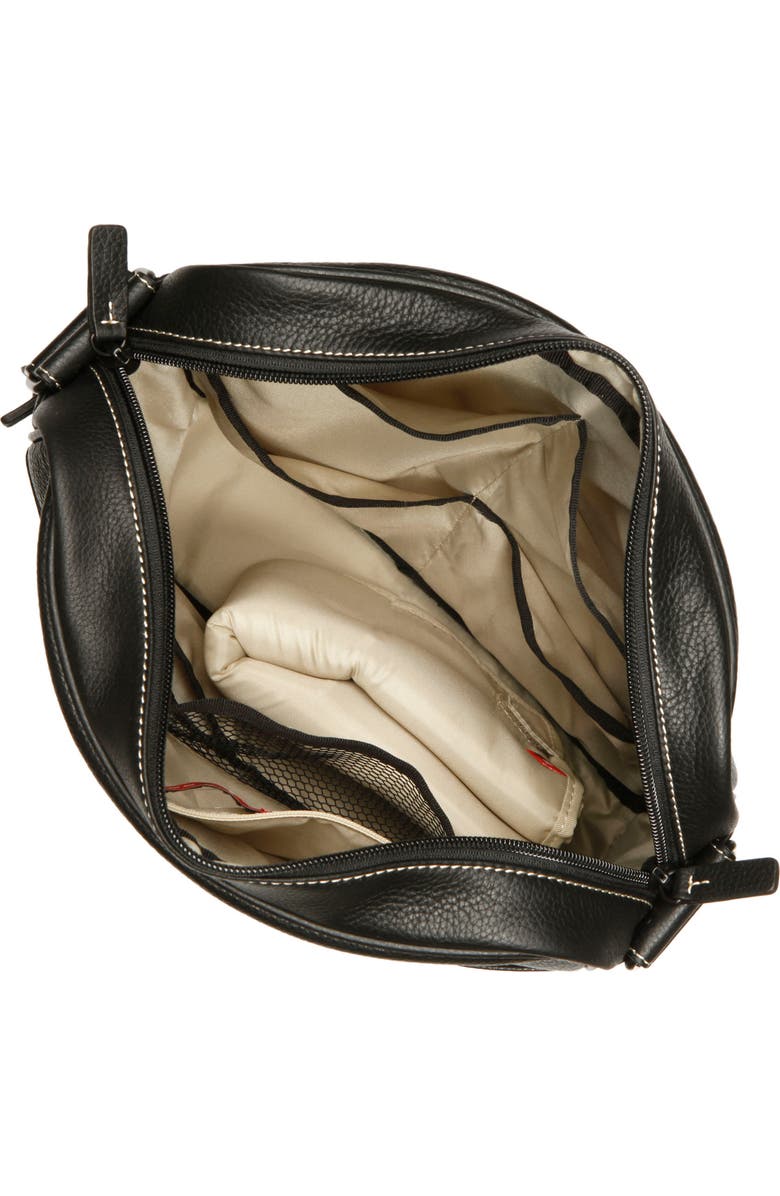 Storksak 'Jamie' Leather Diaper Bag, Alternate, color,