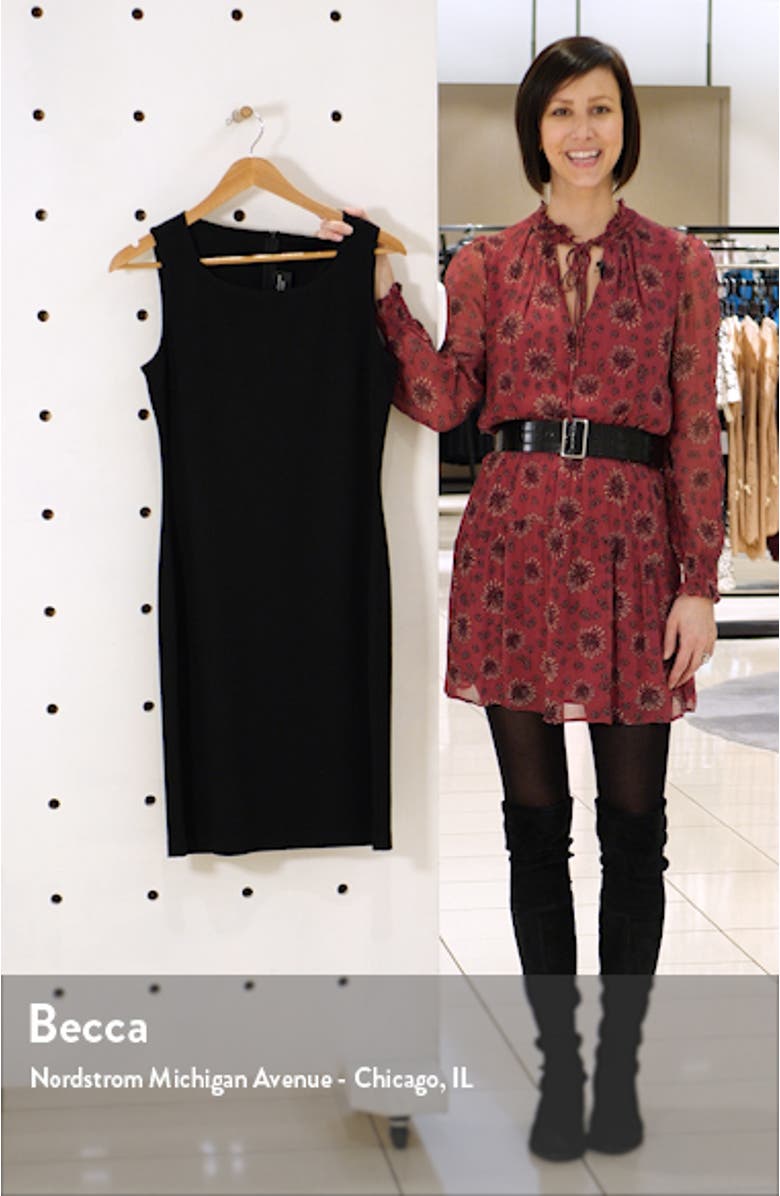Milano Knit Sheath Dress, sales video thumbnail
