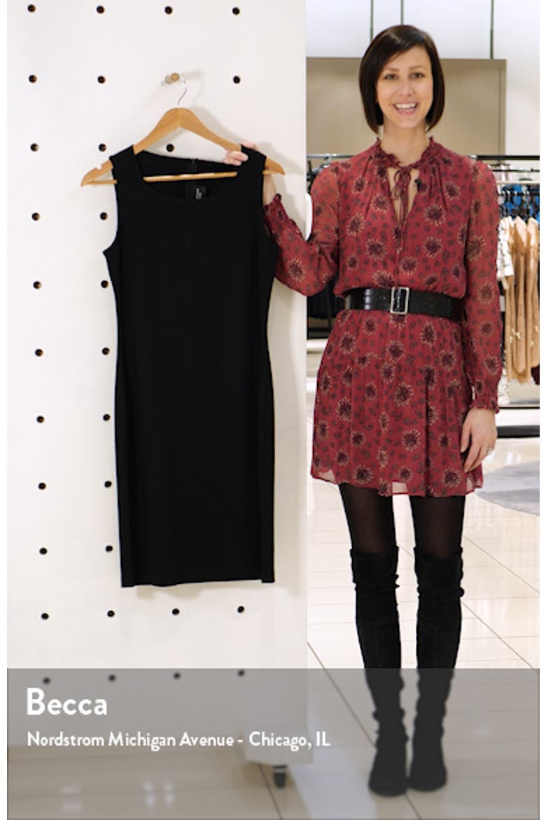 Milano Knit Sheath Dress video