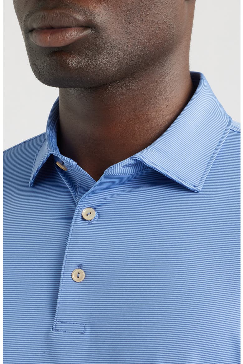 Jubilee Summer Comfort Performance Jersey Polo, Alternate, color, BALI BLUE / ESTATE BLUE