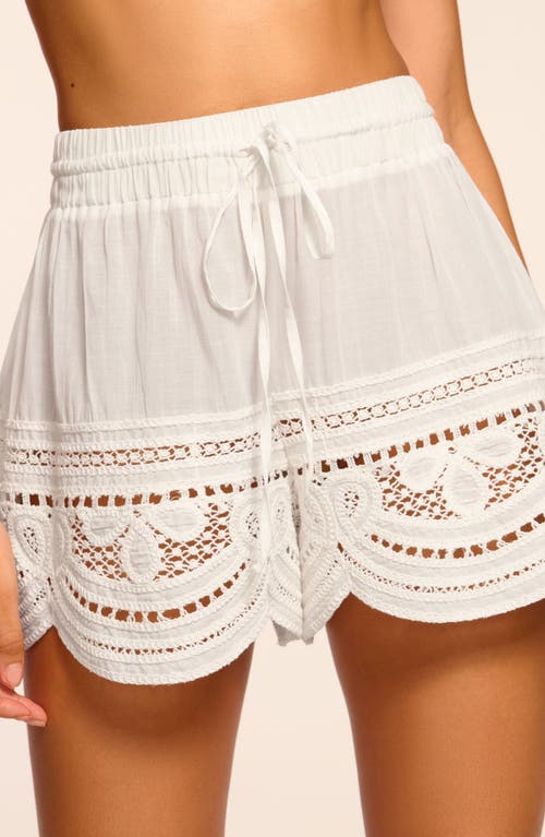 RAMY BROOK RAMY BROOK AMIRAH EMBROIDERED DRAWSTRING SHORTS