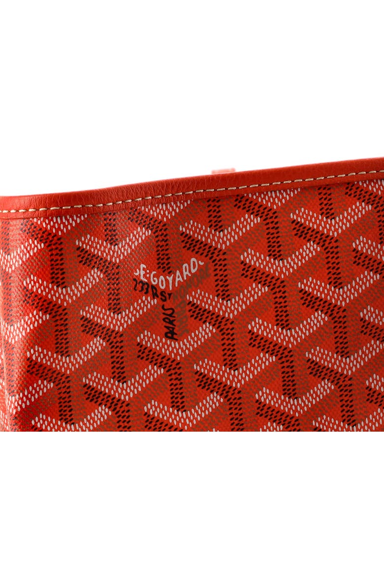 Pre-Owned Goyard Chien Gris Pet Carrier Tote Coated Canvas, Alternate, color, Orange