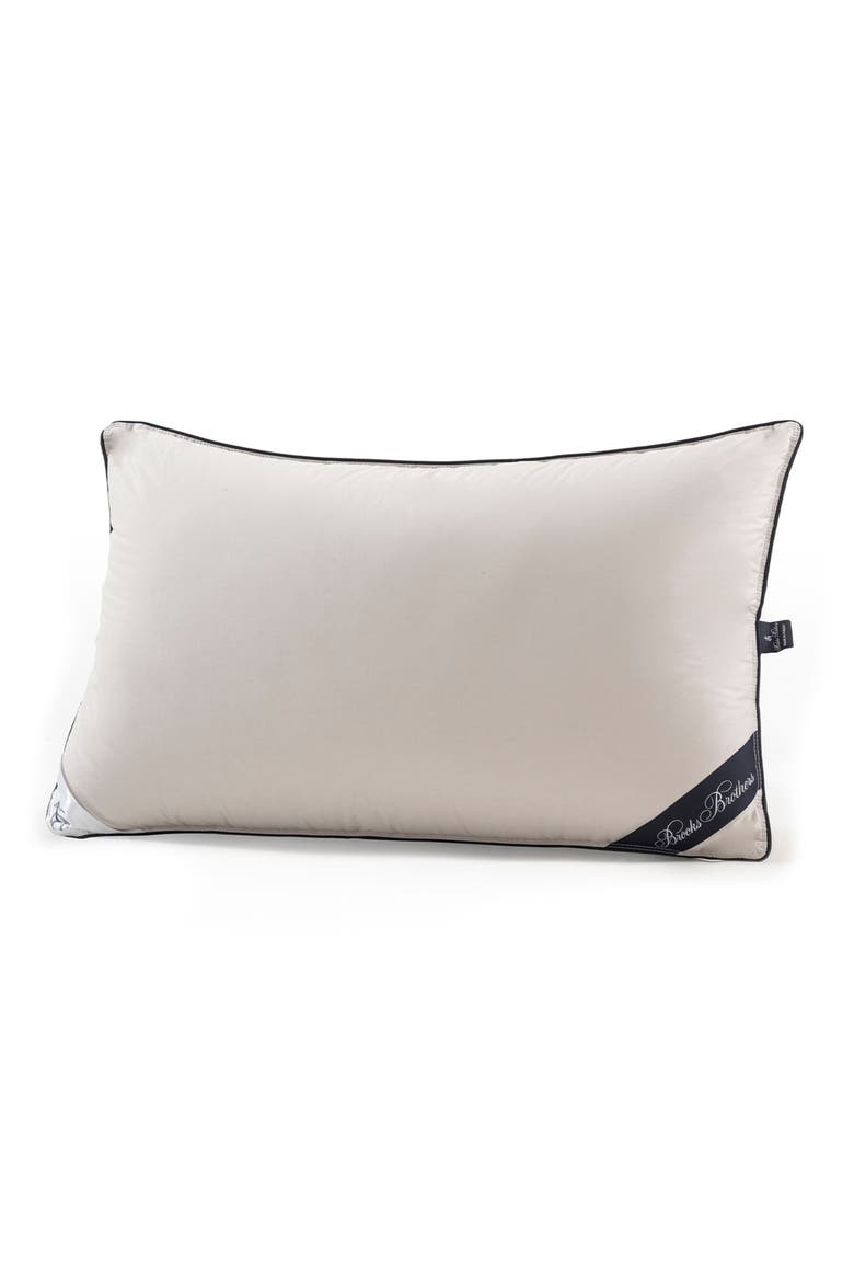 Goose Down Pillow, Alternate, color, SILVER